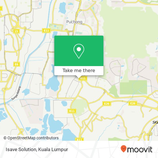 Peta Isave Solution, Jalan Pu 7 / 3 47100 Puchong Selangor