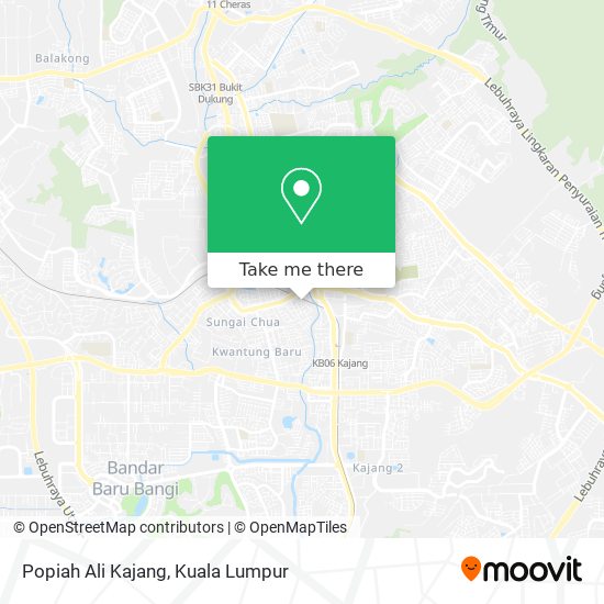 Peta Popiah Ali Kajang