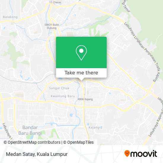 Medan Satay map