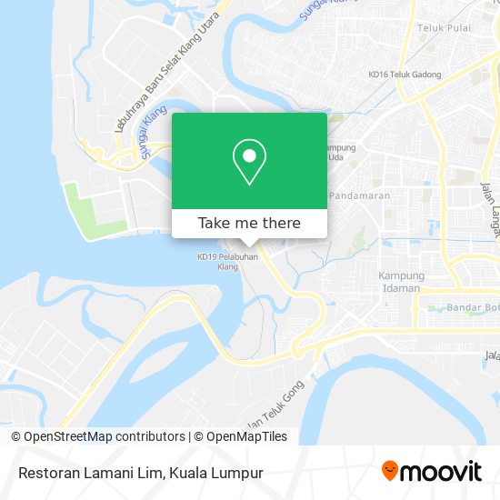 Peta Restoran Lamani Lim