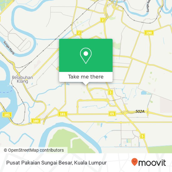 Pusat Pakaian Sungai Besar, 13 Lorong Batu Nilam 34C 41200 Klang Selangor map