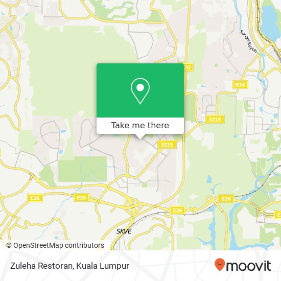 Peta Zuleha Restoran, Jalan Putra Permai 1 / 1B 43300 Seri Kembangan Selangor