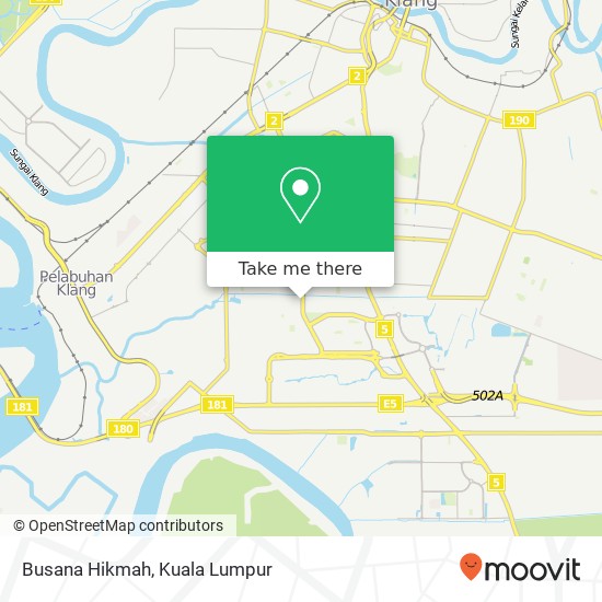 Busana Hikmah, Lorong Batu Nilam 34B 41200 Klang Selangor map