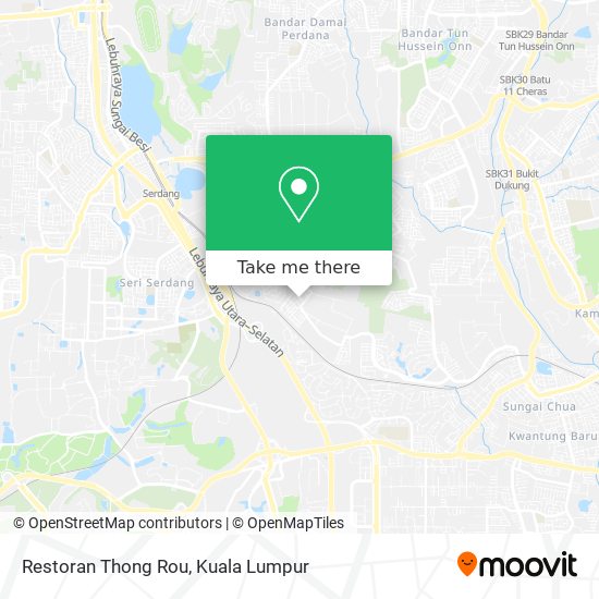 Restoran Thong Rou map