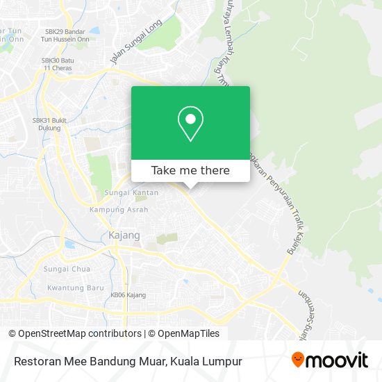Restoran Mee Bandung Muar map