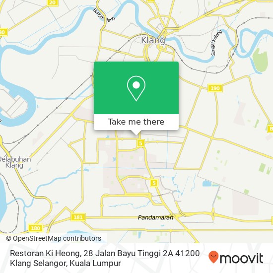 Restoran Ki Heong, 28 Jalan Bayu Tinggi 2A 41200 Klang Selangor map