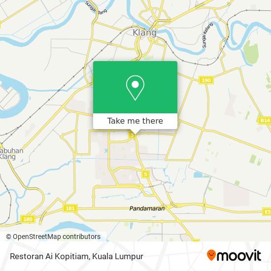 Restoran Ai Kopitiam map