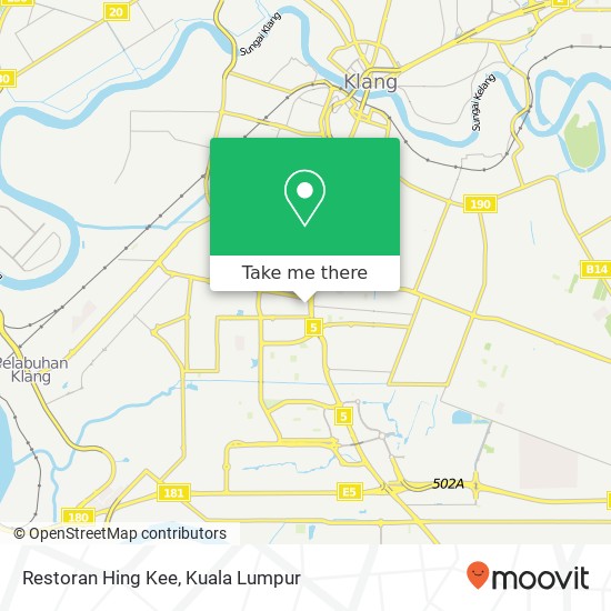 Restoran Hing Kee, Lorong Bayu Tinggi 1C 41200 Klang Selangor map