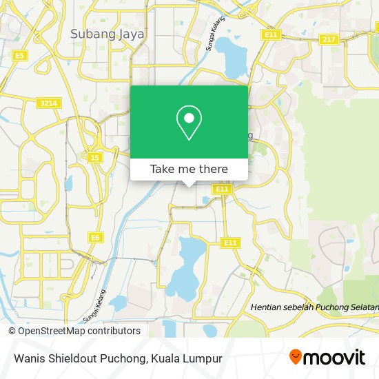 Wanis Shieldout Puchong map