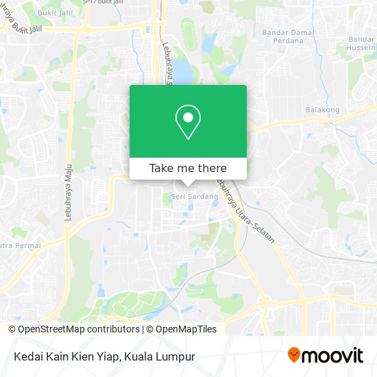 Kedai Kain Kien Yiap map