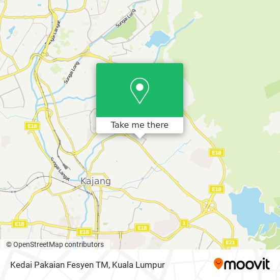 Kedai Pakaian Fesyen TM map