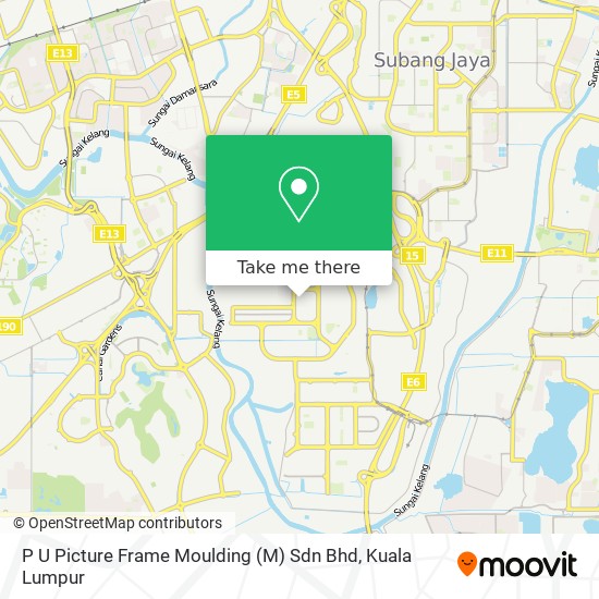 P U Picture Frame Moulding (M) Sdn Bhd map