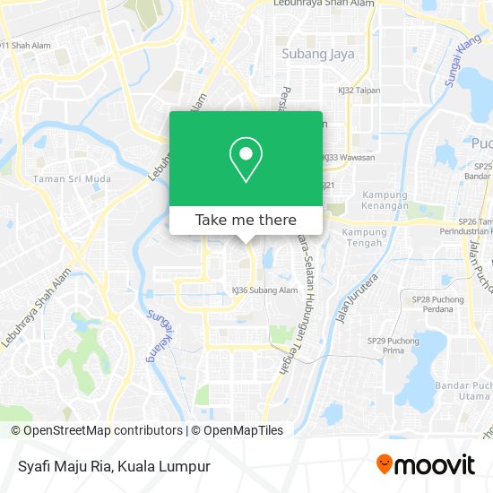 Syafi Maju Ria map