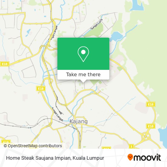 Home Steak Saujana Impian map