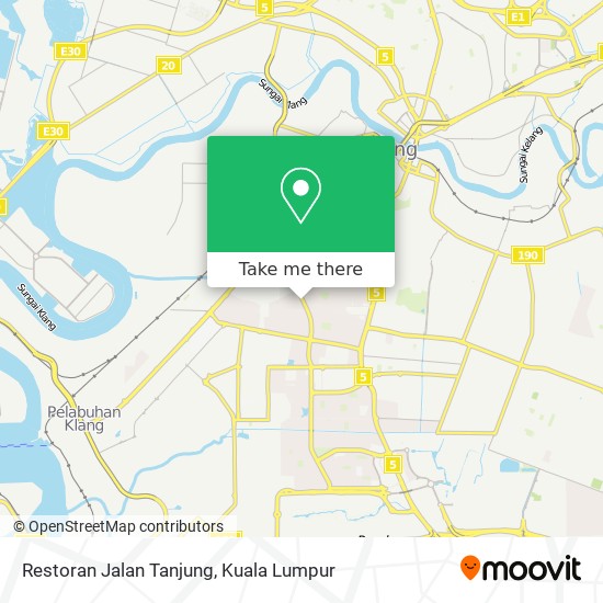 Restoran Jalan Tanjung map