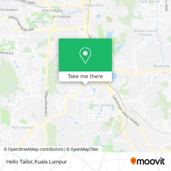 Hello Tailor map