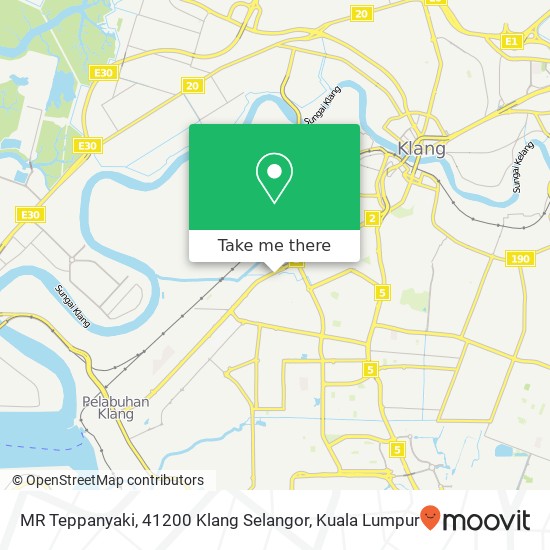 Peta MR Teppanyaki, 41200 Klang Selangor