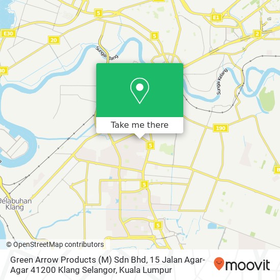 Green Arrow Products (M) Sdn Bhd, 15 Jalan Agar-Agar 41200 Klang Selangor map