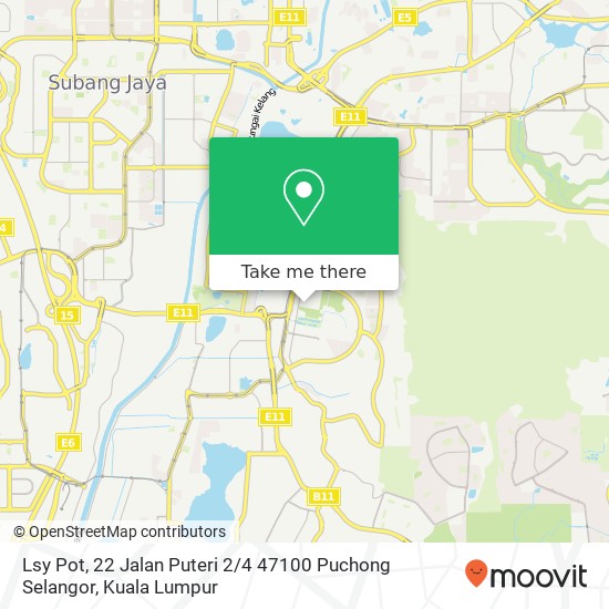 Lsy Pot, 22 Jalan Puteri 2 / 4 47100 Puchong Selangor map