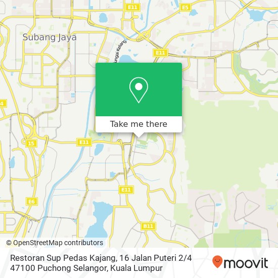 Restoran Sup Pedas Kajang, 16 Jalan Puteri 2 / 4 47100 Puchong Selangor map