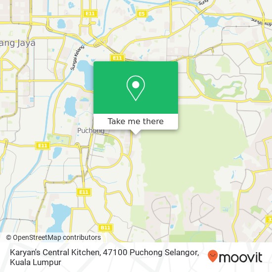 Peta Karyan's Central Kitchen, 47100 Puchong Selangor