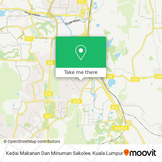 Kedai Makanan Dan Minuman Sakolee map