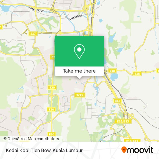 Kedai Kopi Tien Bow map