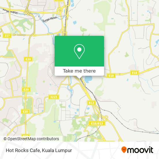 Hot Rocks Cafe map