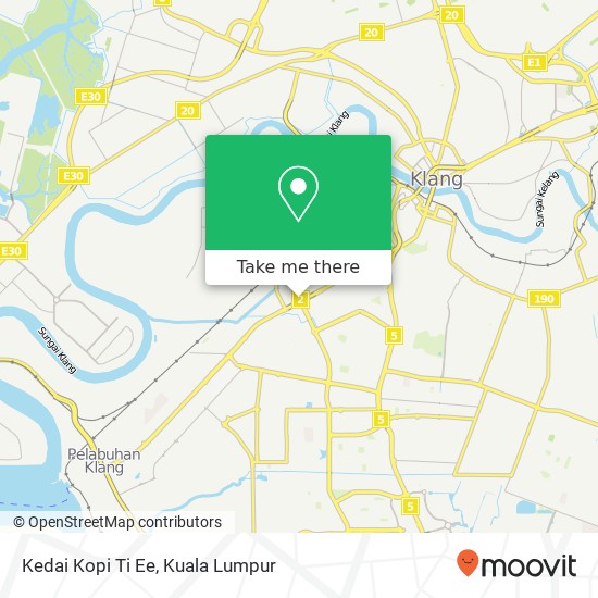 Kedai Kopi Ti Ee, Jalan Hilir 41100 Klang Selangor map