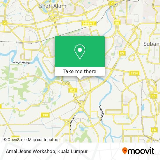 Amal Jeans Workshop map