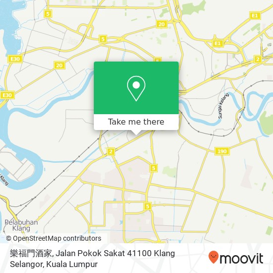 樂福門酒家, Jalan Pokok Sakat 41100 Klang Selangor map