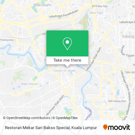 Restoran Mekar Sari Bakso Special map