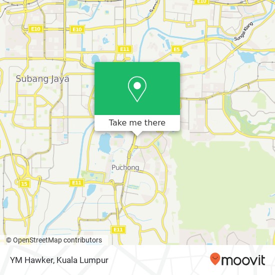 YM Hawker, Jalan Bandar 2 47100 Puchong Selangor map