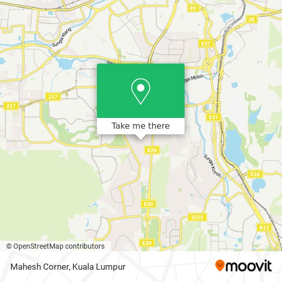 Mahesh Corner map