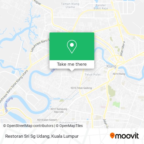 Restoran Sri Sg Udang map