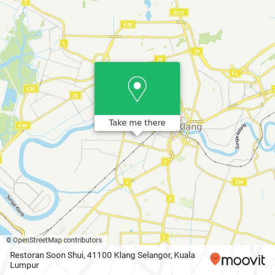 Restoran Soon Shui, 41100 Klang Selangor map