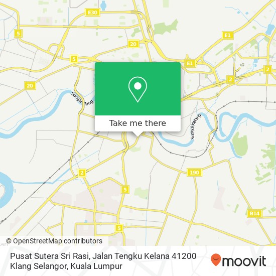 Pusat Sutera Sri Rasi, Jalan Tengku Kelana 41200 Klang Selangor map