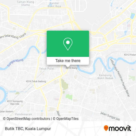 Butik TBC map