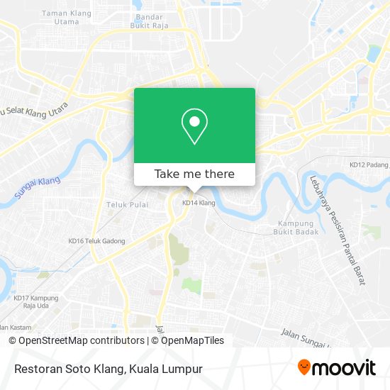 Peta Restoran Soto Klang
