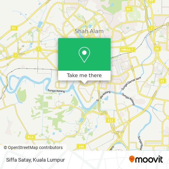 Siffa Satay map