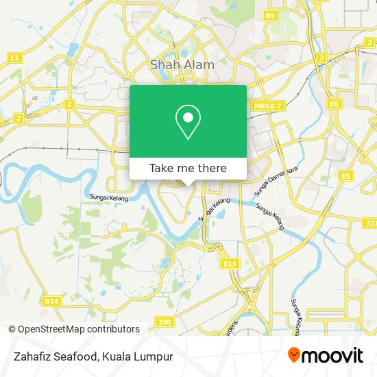 Zahafiz Seafood map