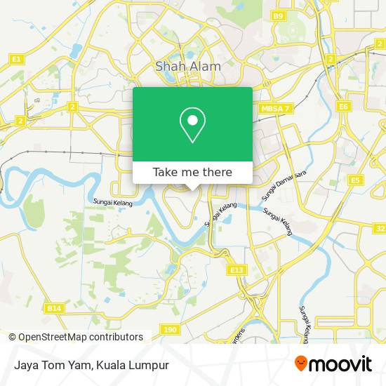 Jaya Tom Yam map