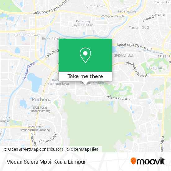 Medan Selera Mpsj map