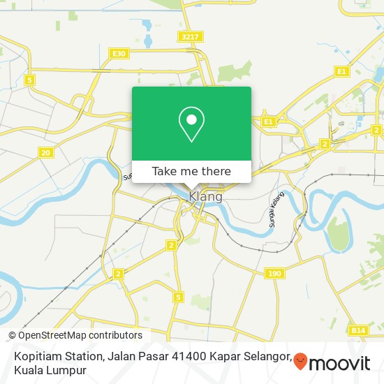 Kopitiam Station, Jalan Pasar 41400 Kapar Selangor map