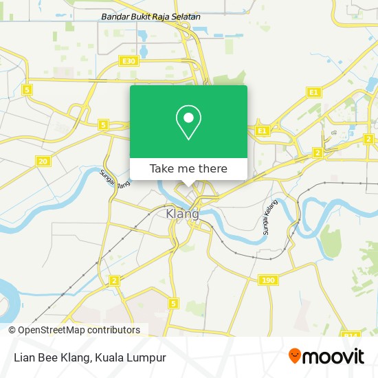 Lian Bee Klang map