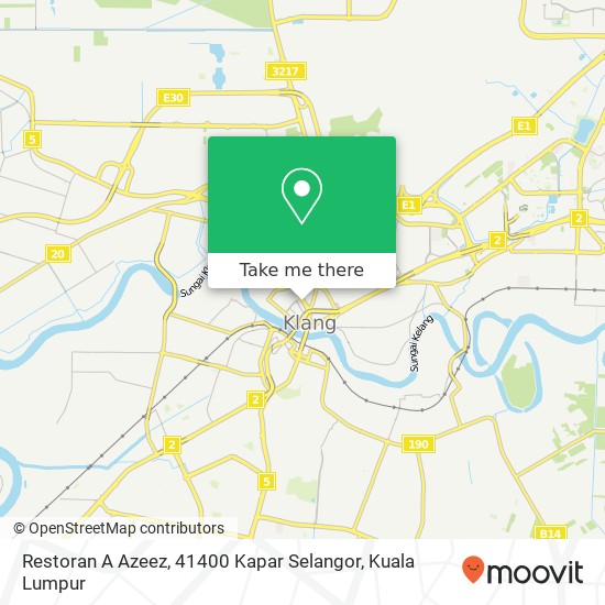 Restoran A Azeez, 41400 Kapar Selangor map