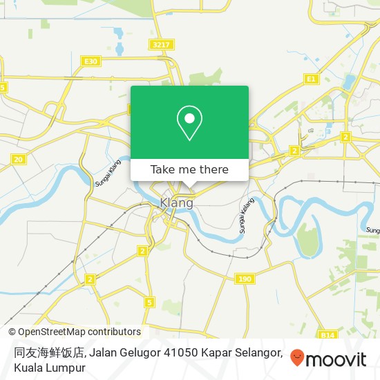 同友海鲜饭店, Jalan Gelugor 41050 Kapar Selangor map