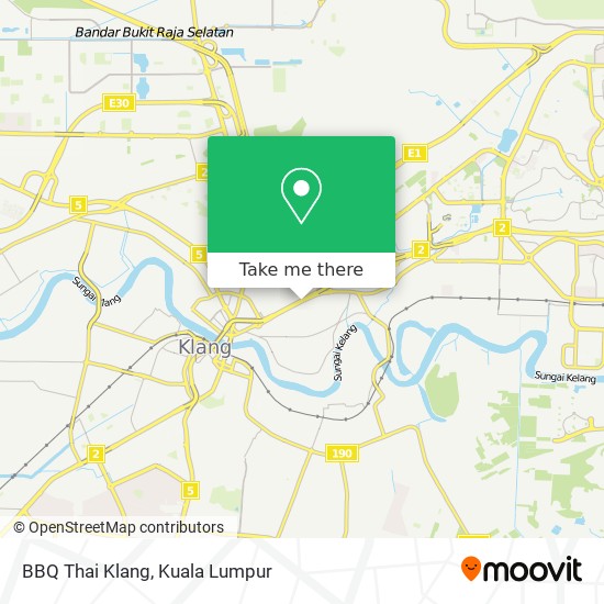 BBQ Thai Klang map