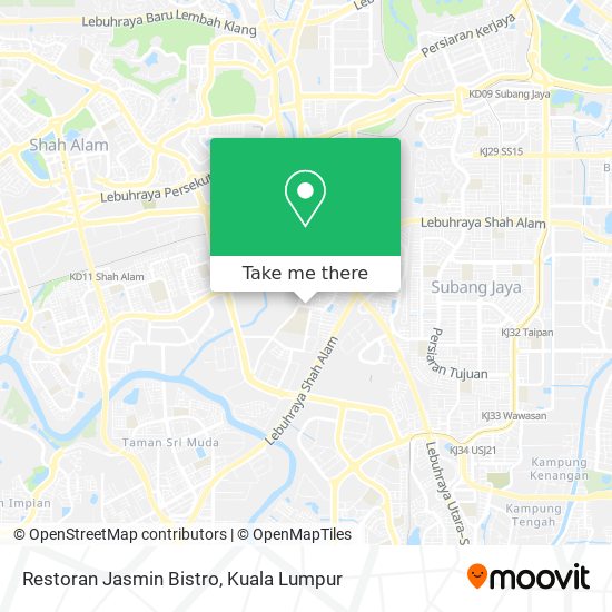 Restoran Jasmin Bistro map