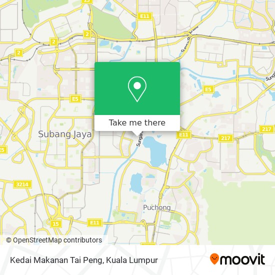 Kedai Makanan Tai Peng map